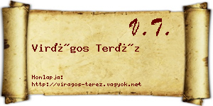 Virágos Teréz névjegykártya